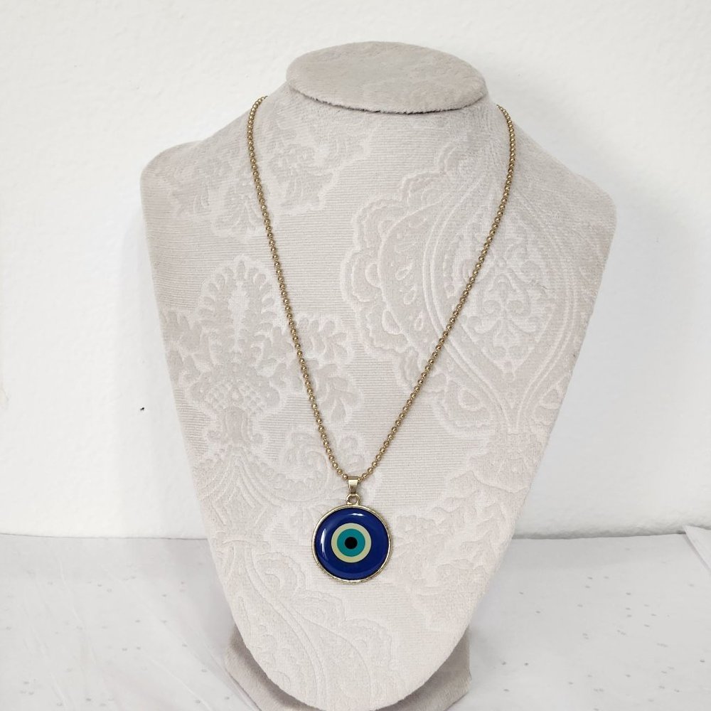 Necklace blue evil eye